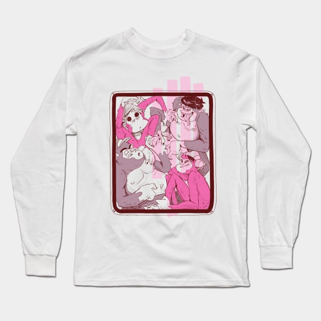 Mankeyz Long Sleeve T-Shirt by DRzebra